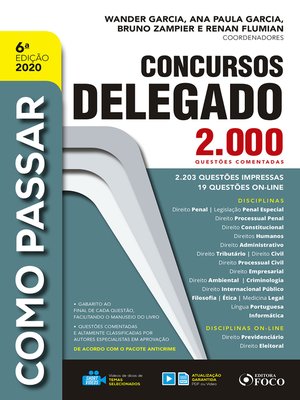 cover image of Como passar concursos delegado